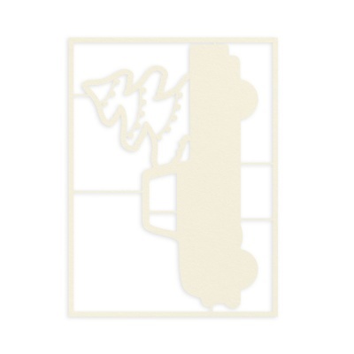 Christmas Charm - Set light chipboard