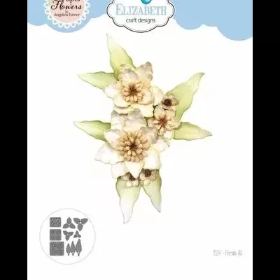 Joyous Christmas Dies Florals 30 (2154)