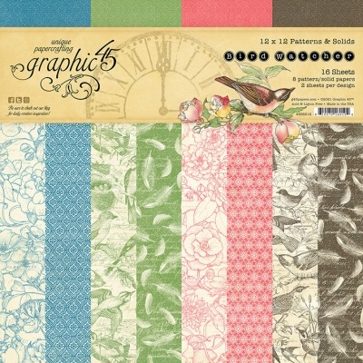 Bird Watcher - Pack Padrões e Sólidos 12*12