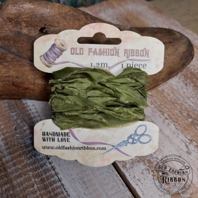 old fashion ribbons -set of 1 piece - OLDSB 48 Dark Olive