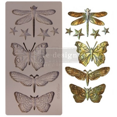 Re-Design with Prima Insecta & Stars 5x10 Inch Mould