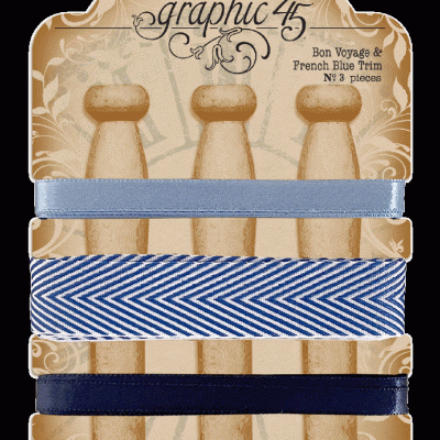 Pack de fitas Graphic 45 azul