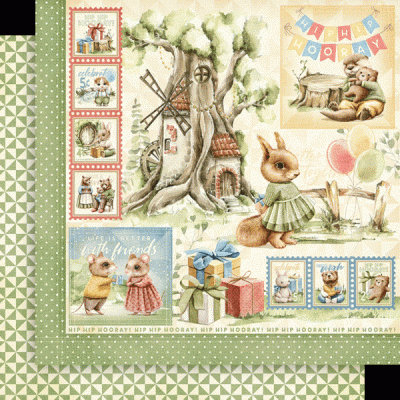 Hip Hip Hooray! - Graphic 45  - 12*12 Paper Pack