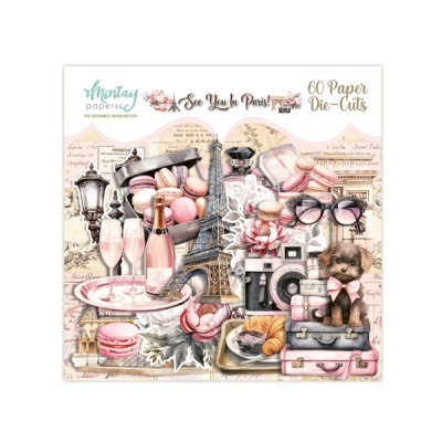 Pack de Die Cuts - See You in Paris Mintay Papers