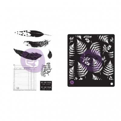 stamps & stencil 636074 Prima Marketing (midnight garden)