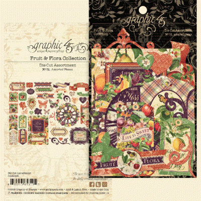 Pack de Die Cuts - Fruit & Flora