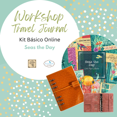 Kit Básico Online - Travel Journal - Coleção Seas the Day