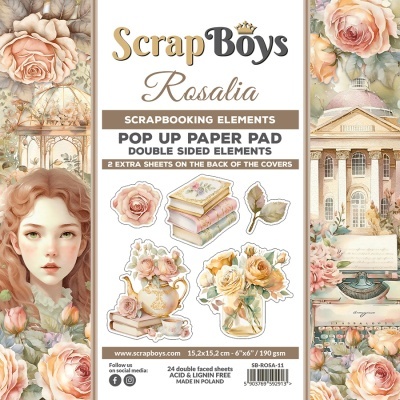 pack 6*6 Pop up - Rosalia - Scrapboys