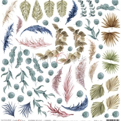 Folha de recortes - Folhas (CC-L-14)