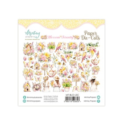 Pack de Die Cuts - Blossom Serenity - 60 pcs-Mintay Papers