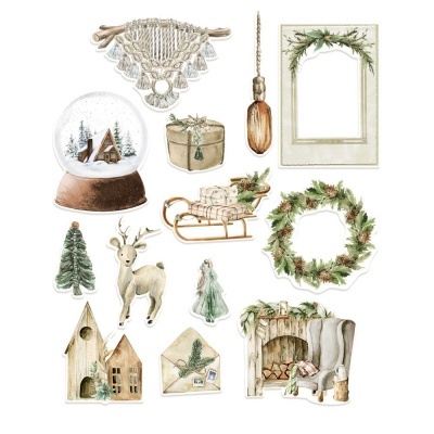 Ephemera Die cuts p13 - Cosy Winter