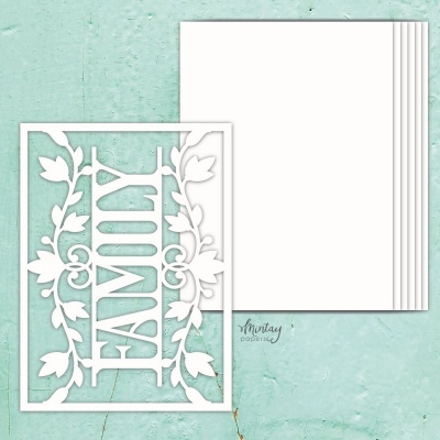 Álbum Base Chipboard Family - Mintay