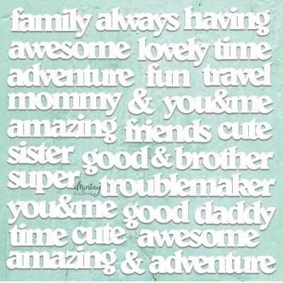 Mintay Chippies / Chipboards - Title Set