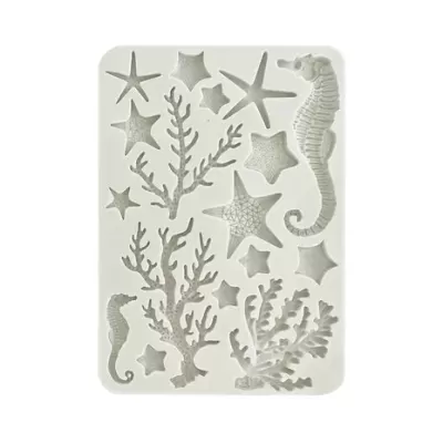 Stamperia - Sea Land Silicon Mould A5 Corals (KACMA525) - molde