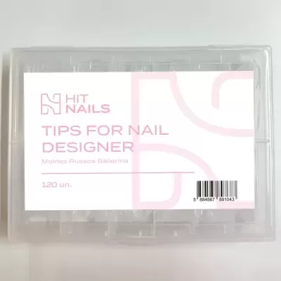 Tips Moldes Russos Ballerina - 120un.