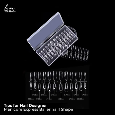 Tips for Nail Designer - Soft Gel Manicure Express Ballerina II Shape