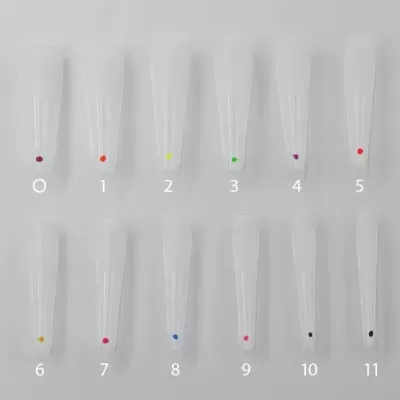 Tips F1 Almond Russian Normal Size With Color - 120un.