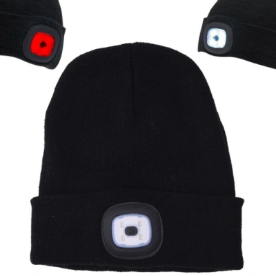 Gorro com luzes led 60 Lm
