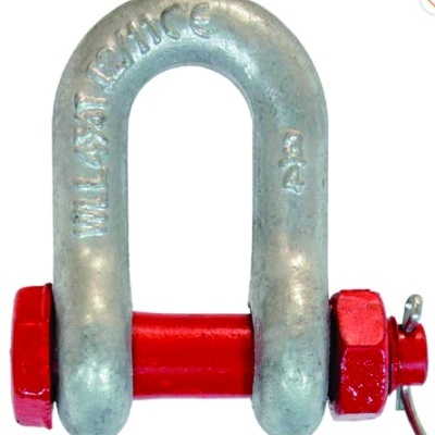 Manilha direita com porca e gulpilha