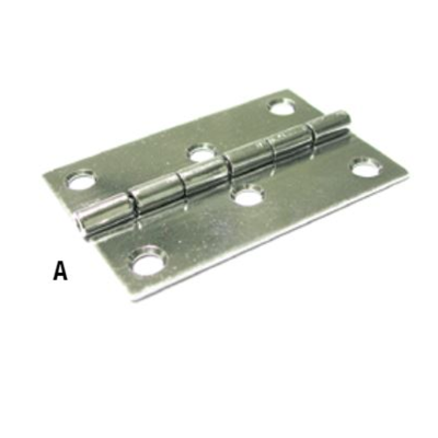 Dobradiça Inox 75x50x2mm