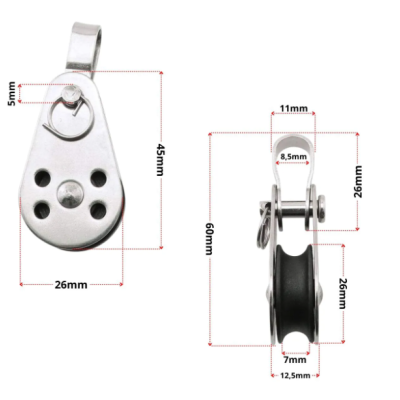 Moitão  Inox A4 6 mm