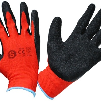 Luva algodao com latex areada