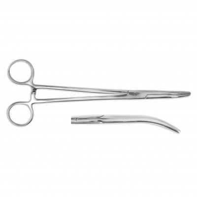 Pinça Inox 20 Cm Ponta Curva