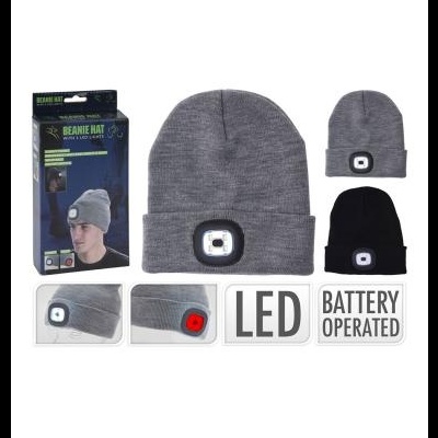 Gorro com luzes led 60 Lm