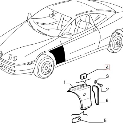 Stainless&#x20;Steel&#x20;Front&#x20;Wing&#x20;&#x2F;&#x20;Fender&#x20;Shim&#x20;&#x2013;&#x20;Upper&#x20;Fixing&#x20;&#x28;Replaces&#x20;OE&#x20;&#x23;60606012&#x29;