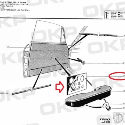 Premium&#x20;Alfa&#x20;Romeo&#x20;105&#x20;Arm&#x20;Rest&#x20;Bracket