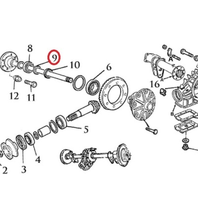 Rear&#x20;Half-Shafts&#x20;Oil&#x20;Seal&#x20;1300&#x2F;1750&#x20;to&#x20;1974