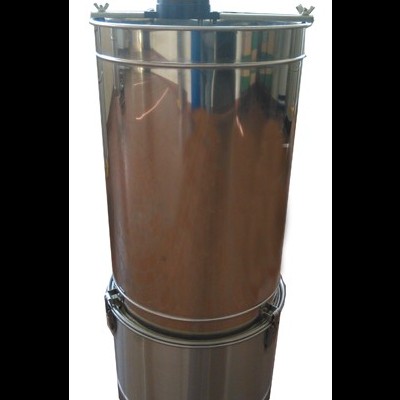 Extractor Inox Manual Tangencial 2/4 quadros Com Filtro e Bidão