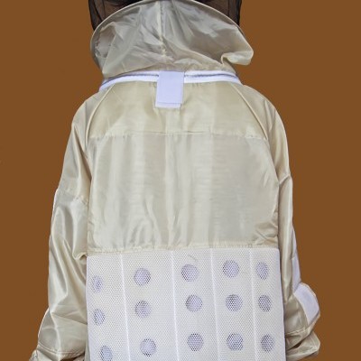 Fato Pano Duplo em Cetim Ventilado Castanho