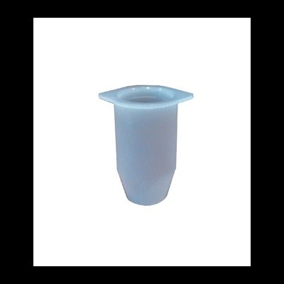 plugue de vedação branco de plástico com aba quadrada