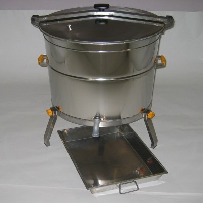 Caldeira Aço Inox Eléctrica para Cera 200lt