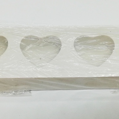 Molde Silicone modelo 4 corações 1,5cm