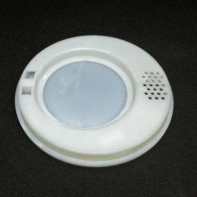 Detector de fumo branco circular