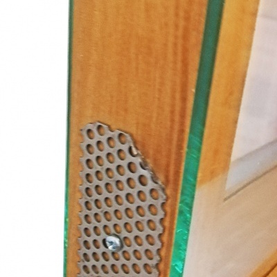 Expositor Madeira 2 Quadros s/ pé