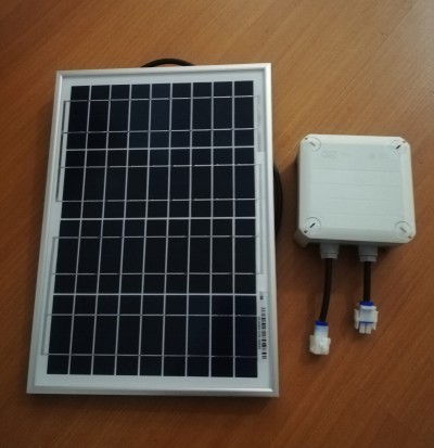 Apitronica - Kit Solar com Painel 10W