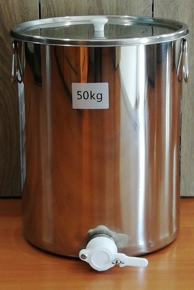 Depósito Inox 50kg Económico