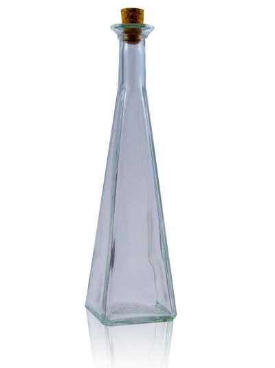 Garrafa Cristalina com rolha 200ml