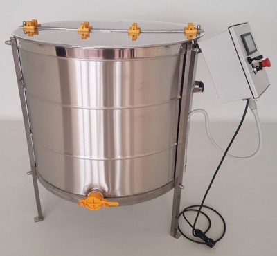 Extractor Inox Eléctrico Radial 42 quadros c/ Temporizador Digital tipo Industrial