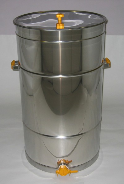 Bidão Inox 300Kg c/pegas