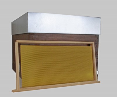 Colmeia Langstroth Emalhetada c/ Cera