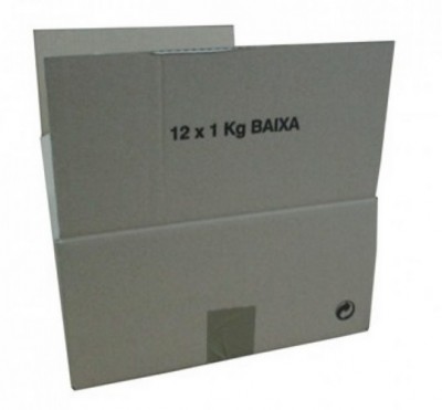 Caixa Cartão para 12 Frascos - 1kg