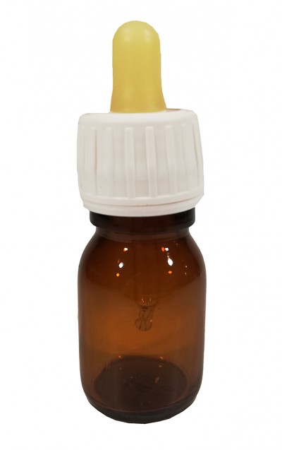 Frasco 30ml escuro c/ pipeta conta gotas