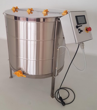 Extractor Inox Eléctrico Radial 32 quadros c/ Temporizador Digital tipo Industrial