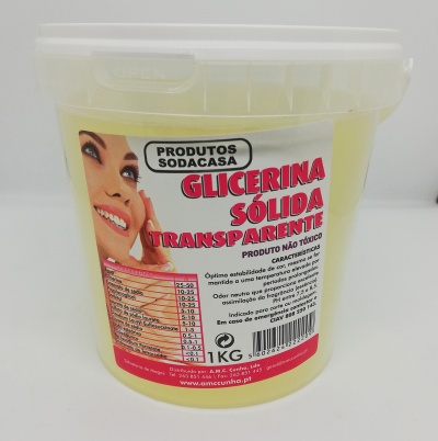 Glicerina Sólida Balde 1kg
