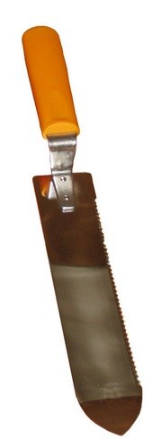 Faca Desopercular - Ponta Curva c/ Serrilha Simples 25cm