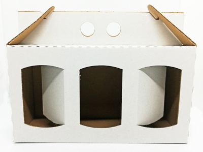 Caixa Cartão 3 Frascos 1/2kg